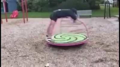 Just spinning