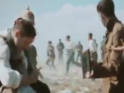 An ad depicting The Christmas Truce