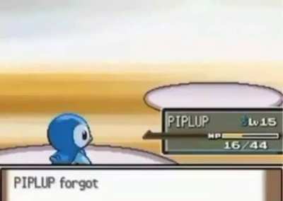 Memories fading
