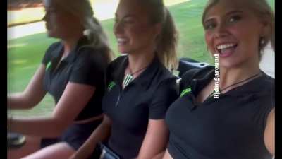 Riding around with three Monster babes