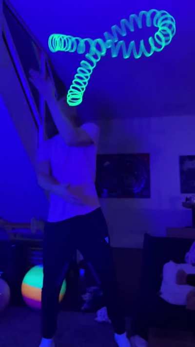 Flying butterfly trick