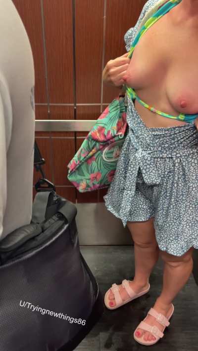 Tits out