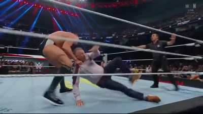 Gunther beating Pat McAfee at Backlash last year