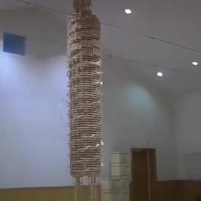 Toppling -dominoes