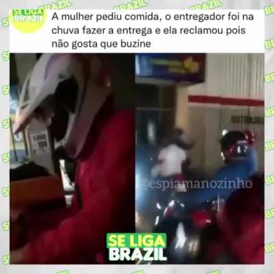 tadinha, ela não gosta que buzine