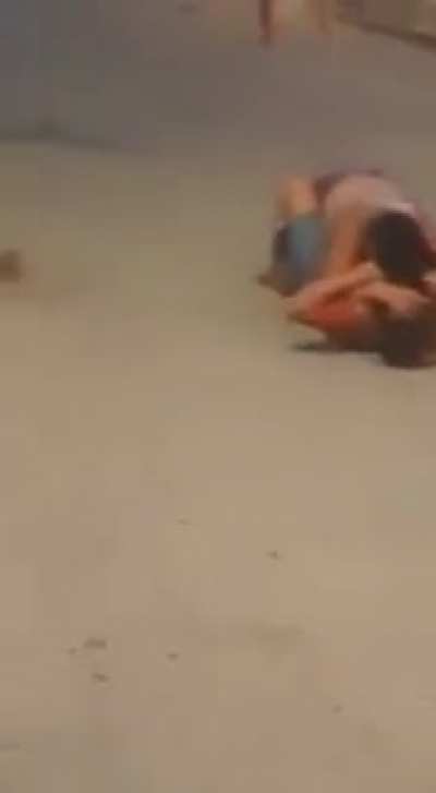 layed out in the street
