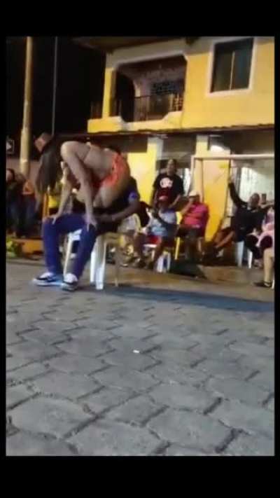 Enjoying his bachelor party