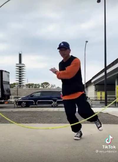 It’s the casual footwork for me