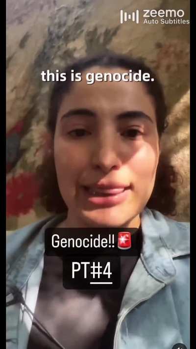 “This might be my last update as Im not sure I’ll survive until tomorrow” - Bisam a young lady in Gaza speaks about israel’s worsening war crimes