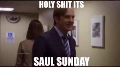HOLY CRAP GUYS, ITS SAUL SUNDAY!!!!!😫🤑😎