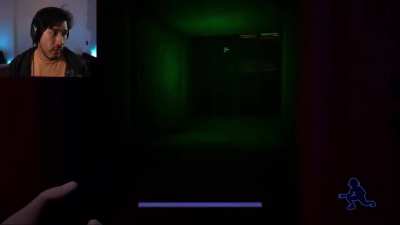 Markiplier's reaction to Music Man