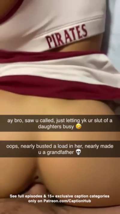 your daughter's obsessed with cum... 🤣