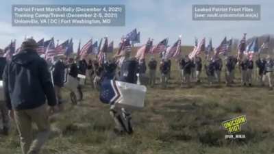Excerpts of MAGA Nazi white supremacists from the 'Patriot Front' training for civil war 2.0 [Leaked Video] (full video source in the comments)