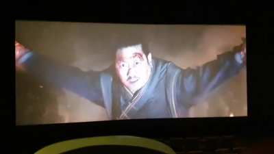 Spoilers kinda, IDK. Trailer for Doctor Strange 2 at the end of Spiderman: No Way Home.