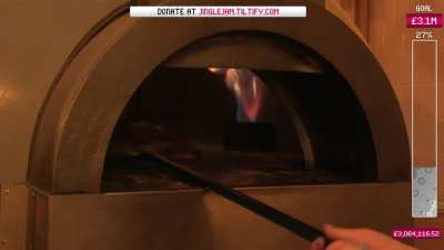 Ped ruins the pizza.