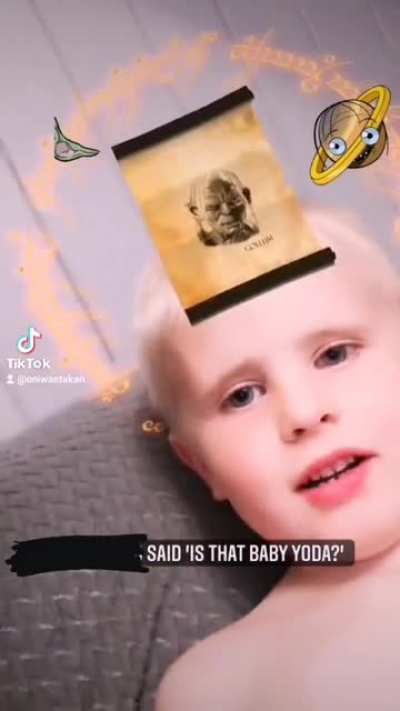 Is that Baby Yoda?