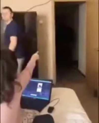 A shadow lurks in the hallway