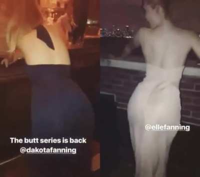 Dakota and Elle Fanni<wbr>ng...<wbr>Guess shaking ass runs in the family.