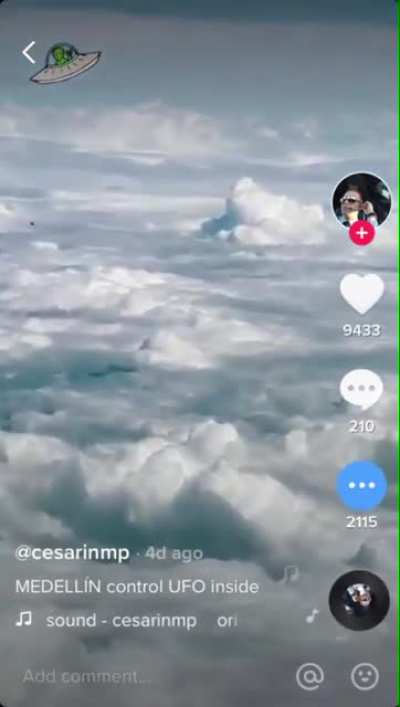 UFO Captured by pilot