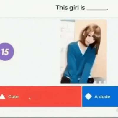 It was a dude?!