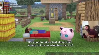Kirby as Minecraft Steve