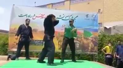 IRGC tough guys show their extreme readiness
