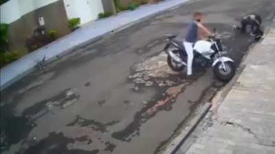 To steal a bike