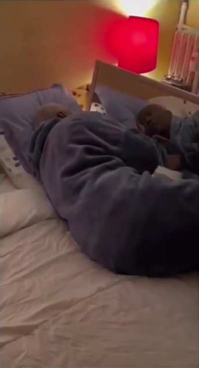 Sleeping mirror prank