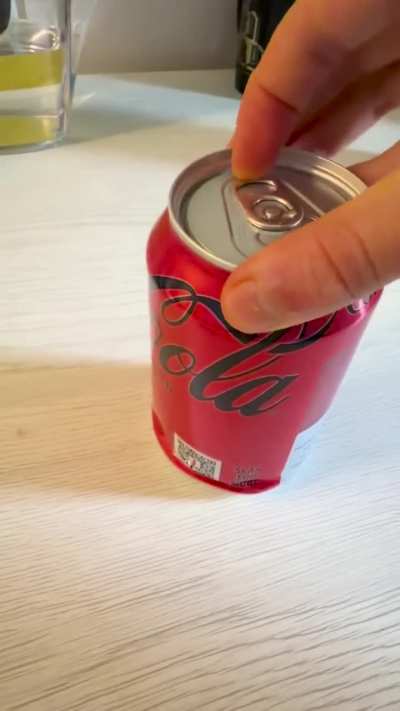 My coke can is EMPTY