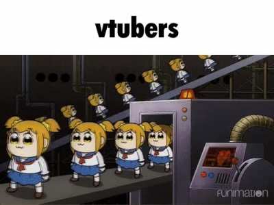 An assembly line of anime girls 24/7