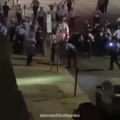 [Philadelphia, PA] Police have allegedly smashed the windows out of a vehicle as it was trying to leave the protest area- according to reports they then pulled these 2 adults out and began violently beating them in front of their children... (10/27/2020)