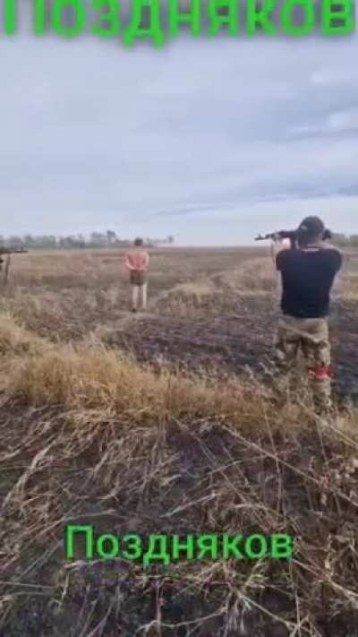 Execution of an Baltic volunteer who fought in the ranks of the Ukrainian Armed Forces by Russian soldiers