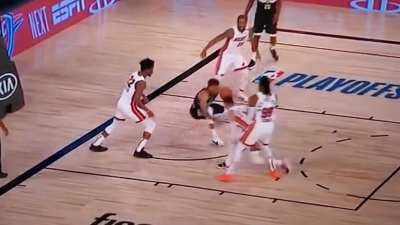 Jimmy pulls the chair out from Giannis 🔥🔥🔥