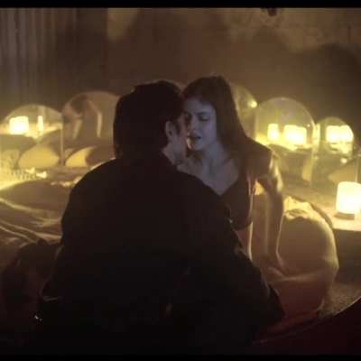 Alexandra Daddario in Black Bra & Panties - Lost Girls & Love Hotels (Zoom<wbr>ed/Br<wbr>ighte<wbr>ned)
