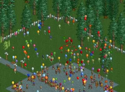 Exploding balloons
