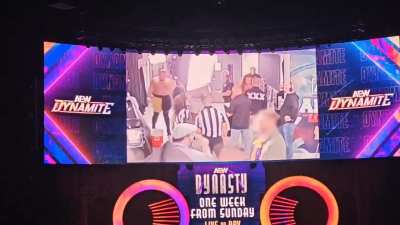 [Dynamite Spoiler] This was the in-arena reaction to the All In Footage