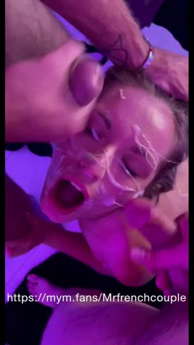 Covered in juice