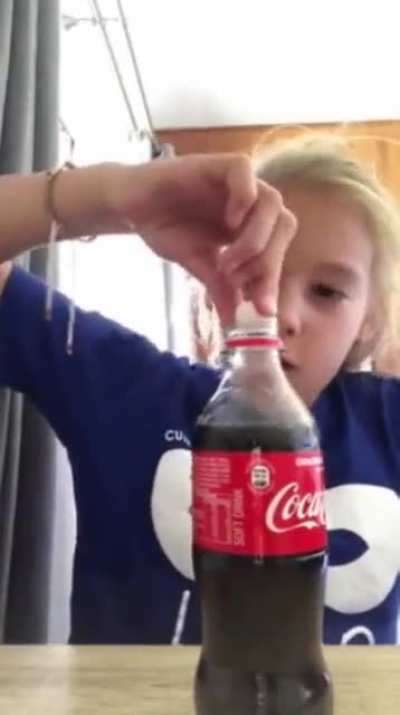 The ol mentos and coke