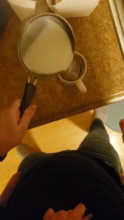Making hot chocolate