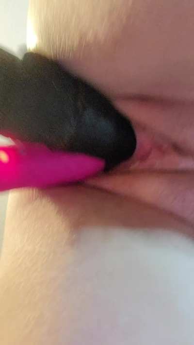 My juicy pink pussy loves being doubl<wbr>e-stu<wbr>ffed!<wbr>!