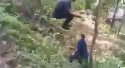 Possibly nepali guys fighting with them wwe meme from r/FightPorn