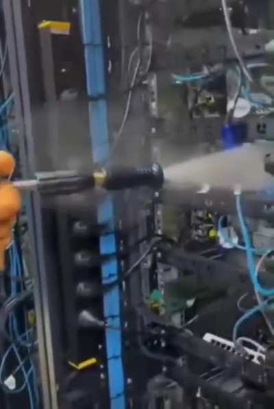 Just cleaning the server