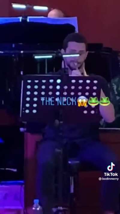 He should probably get that checked out