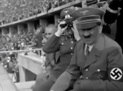 Hitler watching 1936 Olympics high on dexamphetamine