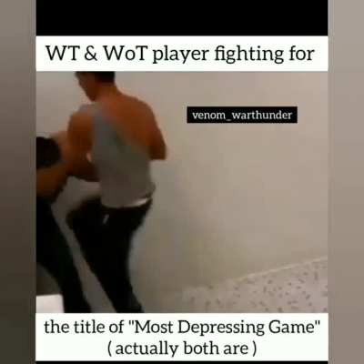 Should arrange a fight between WT and WoT player