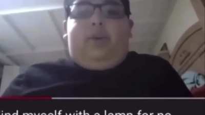 “Because you are going to blind yourself”