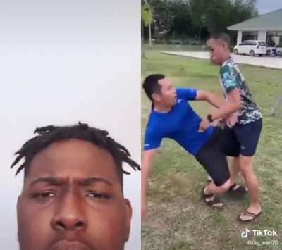 He still got stabbed doe