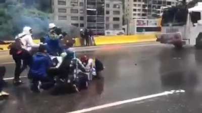 Water cannon does not hold back