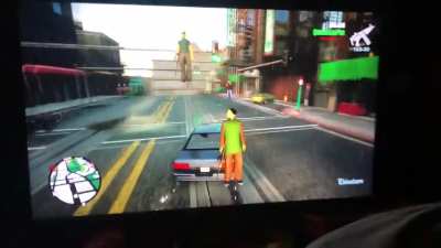 Well… this happened to me in San Andreas after a mission 😂