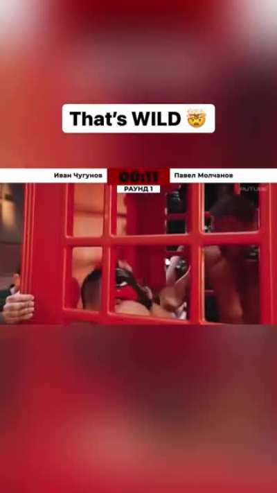 Phone booth boxing is normal in Russia